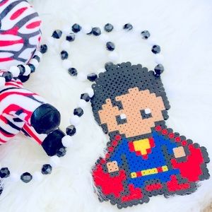 💪🏻 Superman KANDI Perler Necklace 💪🏻